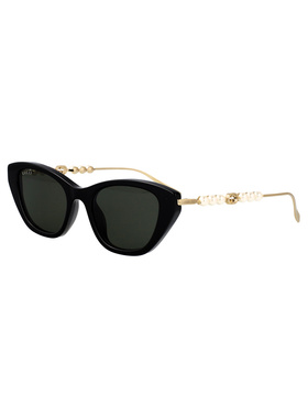 GUCCI 女士太阳镜 GG1968S001 AW2025 黑色 1OHQ5BZ0A古驰眼镜