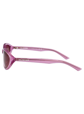 BALENCIAGA 女士太阳镜 BB0404SK004 SS2025 紫色 全框太阳镜