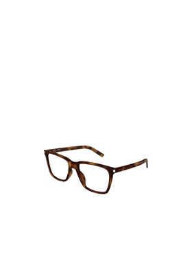 SAINT LAURENT 女士眼镜 SL717SLIM003 CO 棕色 徽标平光镜