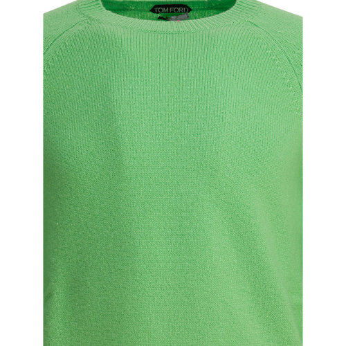 TOM FORD 男士针织衫 KCL064YMK097FG266GREEN AW【付后1h可退】 - 图2