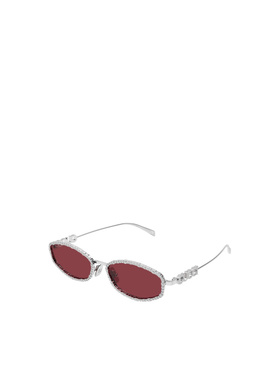 1h可退 GUCCI 女士眼镜 GG1803S002 AW2025 红色 全框太阳镜