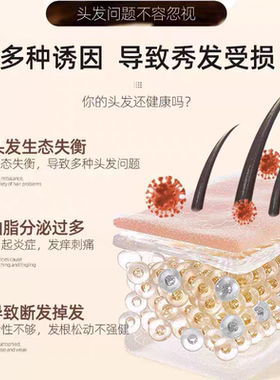 发二瓶 南梨园黑灵芝虫草养发精华液洗发露官方旗舰正品植物成分