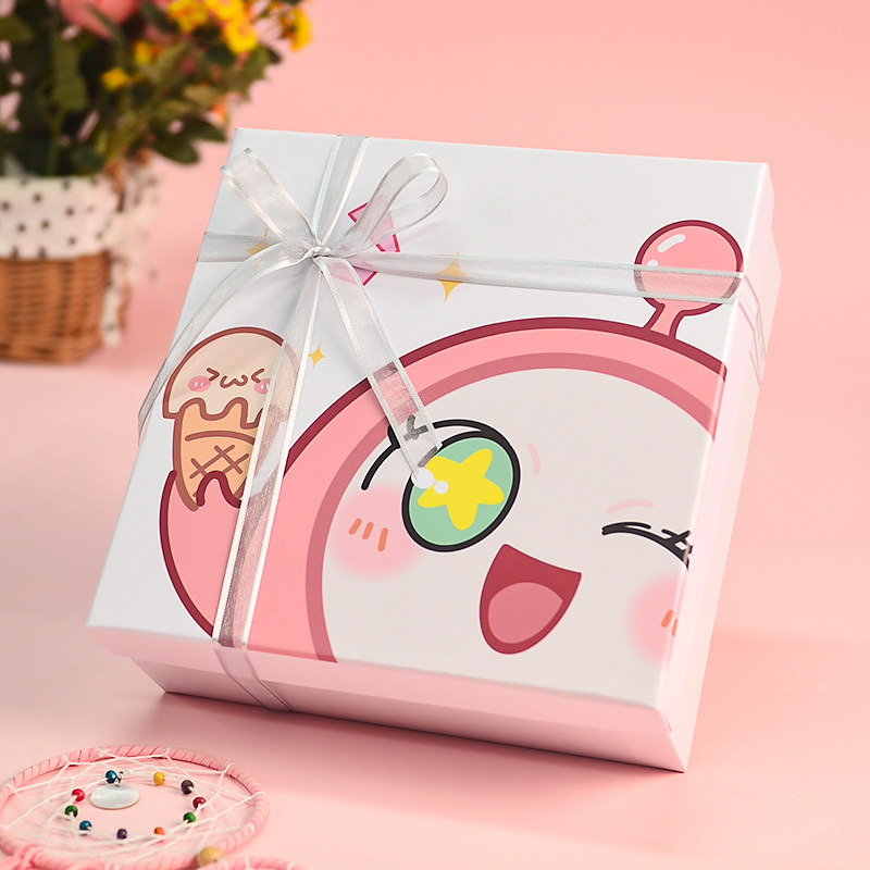 蛋仔派对生日礼物蛋仔派对生日礼物盒空盒送女友男生仪式感装口红围巾伴手礼包装盒