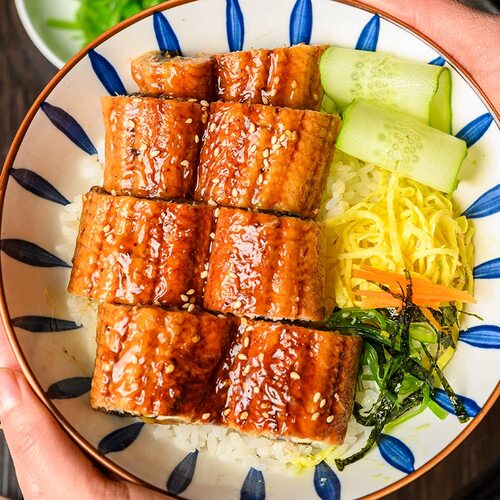 日式蒲烧鳗鱼 鲜活即食寿司材料半成品网红烤鳗鱼饭加热海鲜500g - 图2
