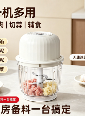德国电动蒜泥神器捣蒜打蒜器肉馅
