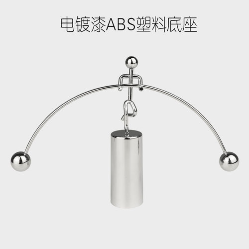 创意平衡牛顿永动球摇摆不倒小人摆设不倒翁趣味铁艺装饰摆件礼物 - 图1