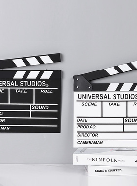 ins北欧风格吧台电影导演板摆件