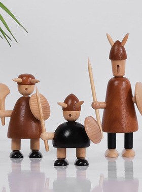 维京人北欧家居装饰设计师原木质