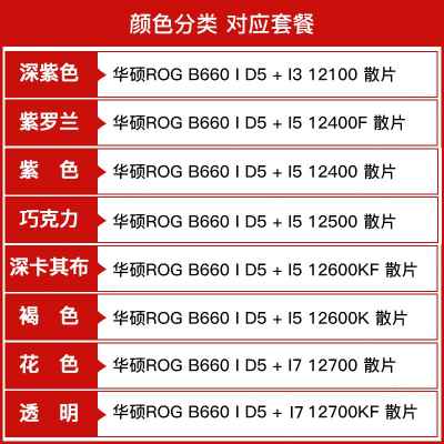 B560I ITX主板CPU套装H510M迷你I3 I5 11400FMINI华硕B660I-图2