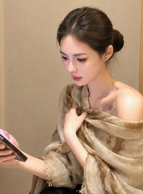 老钱风披肩女外搭夏季薄款