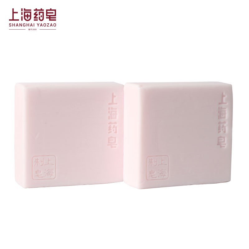 上海药皂内衣裤皂4块家庭装加酶去 上海药皂香皂