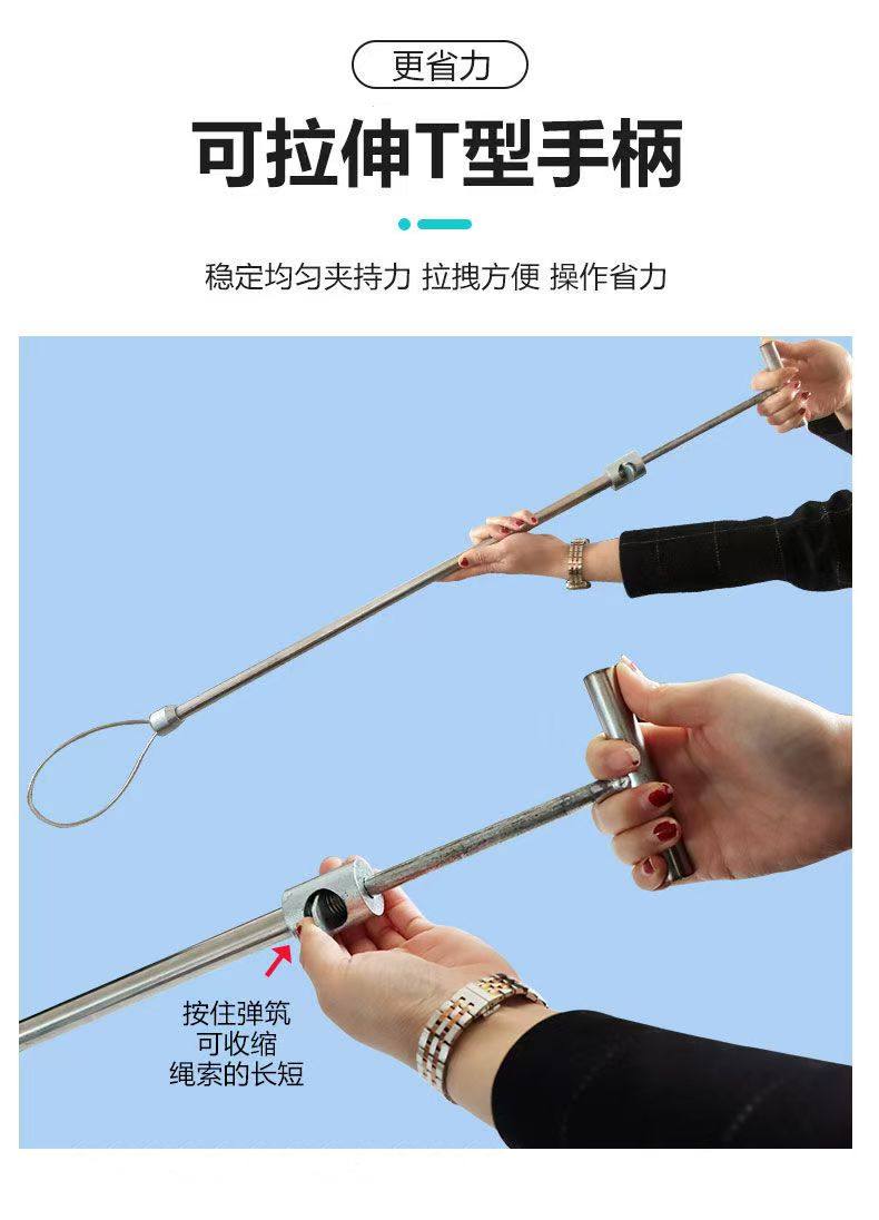 猪用保定器金属套猪器拉猪绳钢丝绳保定兽用打针猪套嘴器抓猪神器,淘宝优惠券,粉丝福利购,淘宝优惠卷