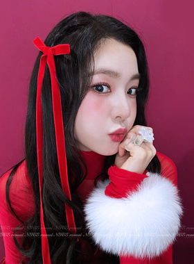 kpop甜酷辣妹毛绒绒手镯朋克臂环