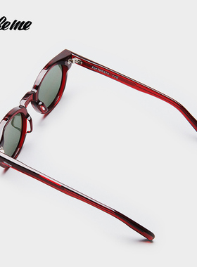 fakeme明星同款小众板材复古圆框