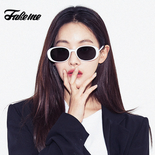 Fakeme 眼镜太阳镜女高级感时尚百搭板材墨镜复古罗马镜 Quinoa - 图2