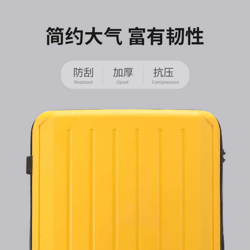 pp箱男女通用超耐磨20寸24密码箱 朴上旅行箱