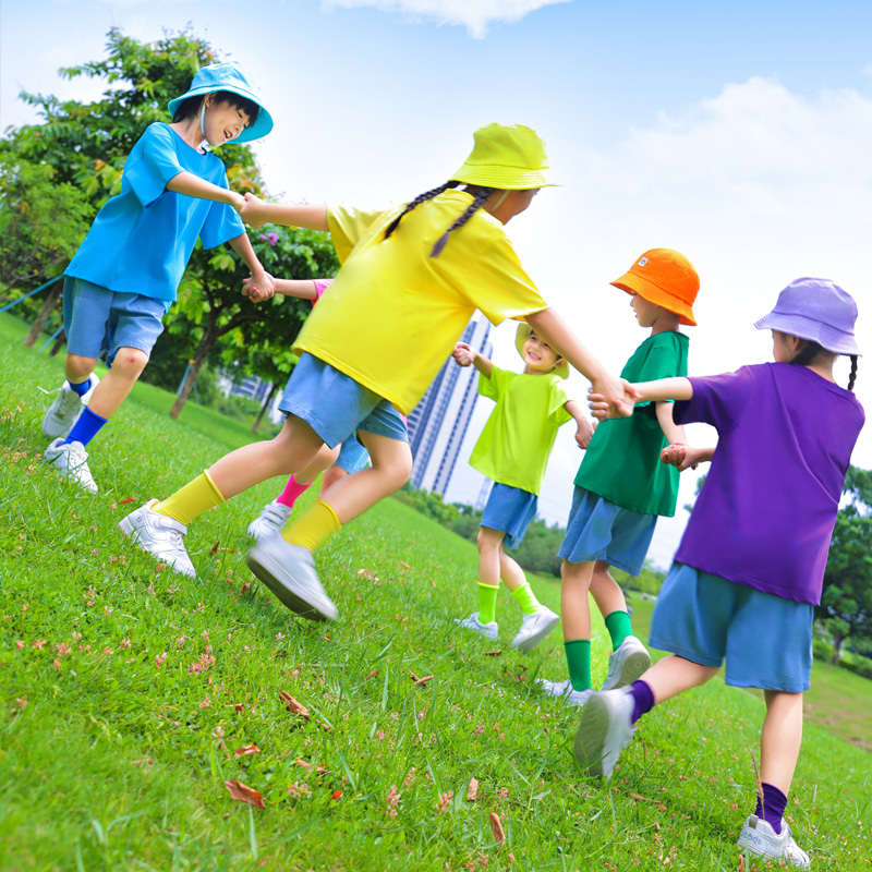 六一儿童演出服装幼儿园舞蹈糖果色毕业照班服小学生啦啦队表演服