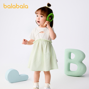 巴拉巴拉女童连衣裙宝宝裙子婴儿公主裙2026