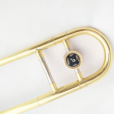 Long number of instruments in tone lowering B tone in sound-pull-pipe r LeX team beginnics playing brass instruments lacquered gold brass long