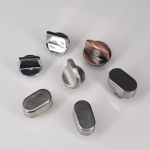 XF防盗门反锁钮旋钮小号大号塑料材质和不锈钢材质门锁拉手配件 - 图2