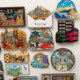 Refrigerator magnets China cities Beijing Shanghai Chengdu Guangzhou