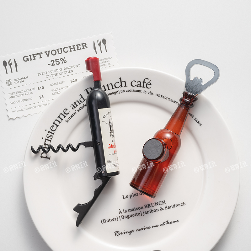 网红开瓶器冰箱贴磁贴仿真磁吸啤酒启瓶器个性创意起瓶器啤酒起子,淘宝优惠券,粉丝福利购,淘宝优惠卷