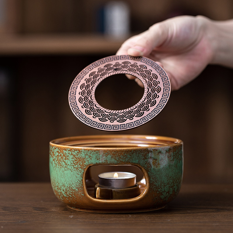 窑变温茶炉提香炉蜡烛煮茶底座保温暖茶器提香器烘茶炉香炉温茶器,淘宝优惠券,粉丝福利购,淘宝优惠卷