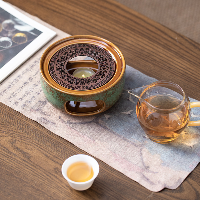 窑变温茶炉提香炉蜡烛煮茶底座保温暖茶器提香器烘茶炉香炉温茶器,淘宝优惠券,粉丝福利购,淘宝优惠卷