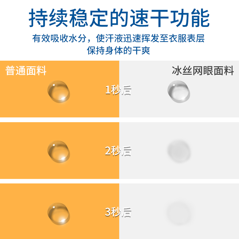 棉致儿童速干衣男童冰丝短袖t恤夏季薄款2024新款运动男大童夏装