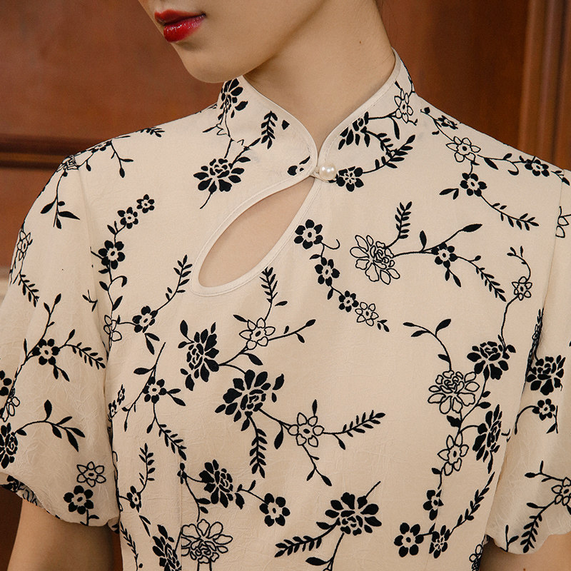 七两原创设计蚀骨年轻款少女连衣裙 七两旗袍