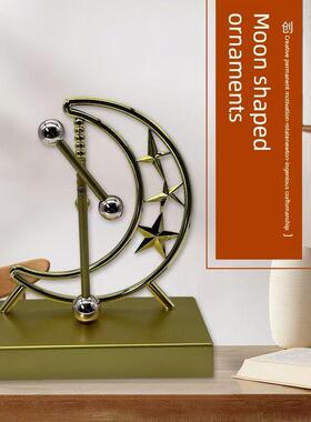 月形饰品永动机不停止永动机仪表击球磁悬浮技术摇杆台式牛顿摆