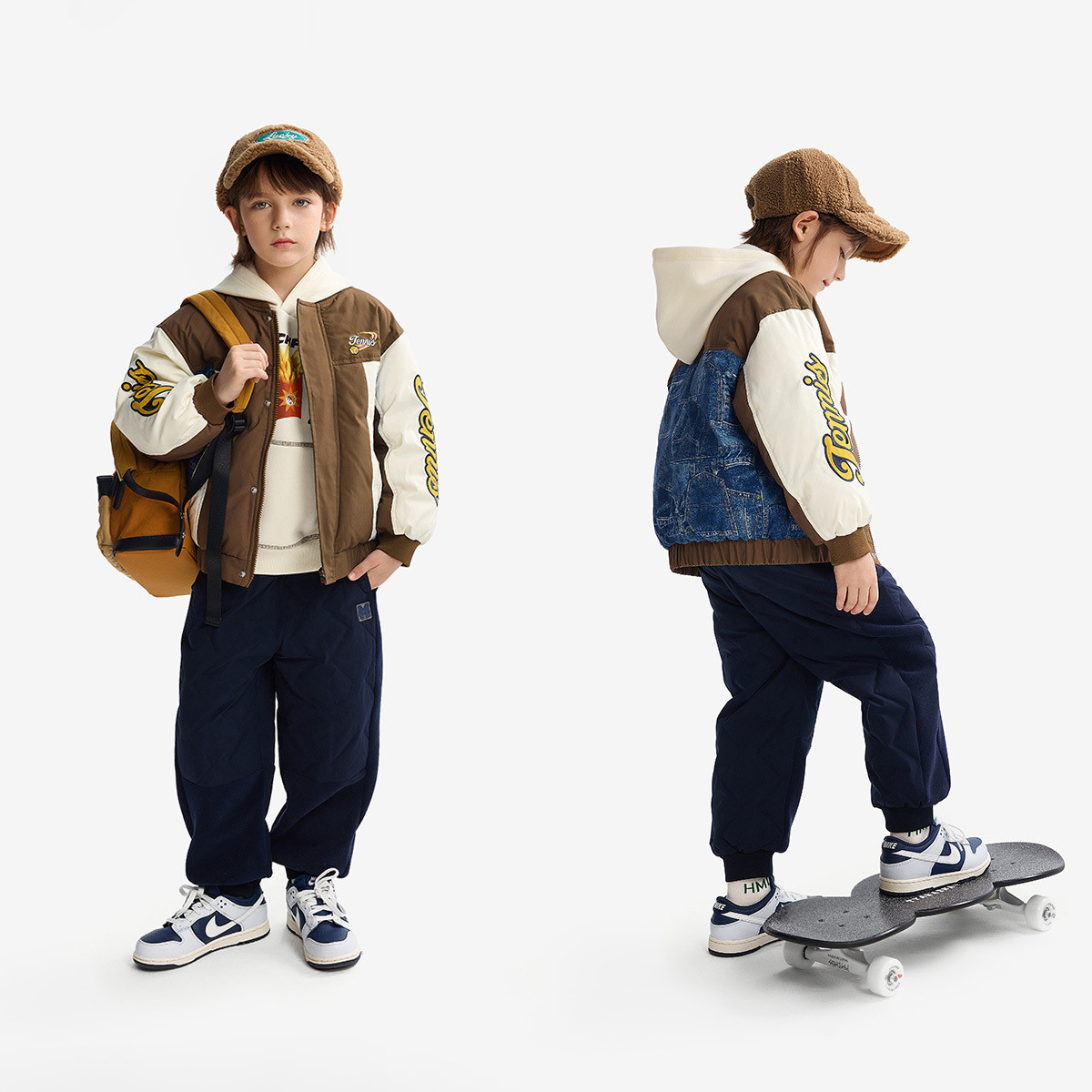 【三防】MQD童装男童羽绒服2025冬季新款加厚儿童棒球外套 - 图3