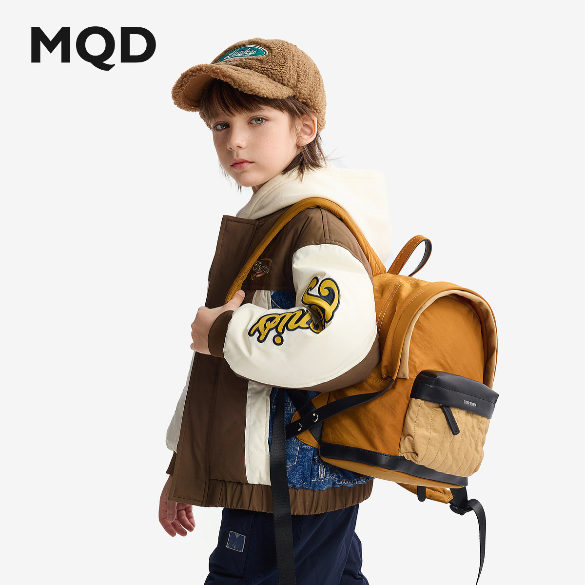 【三防】MQD童装男童羽绒服2025冬季新款加厚儿童棒球外套 - 图0