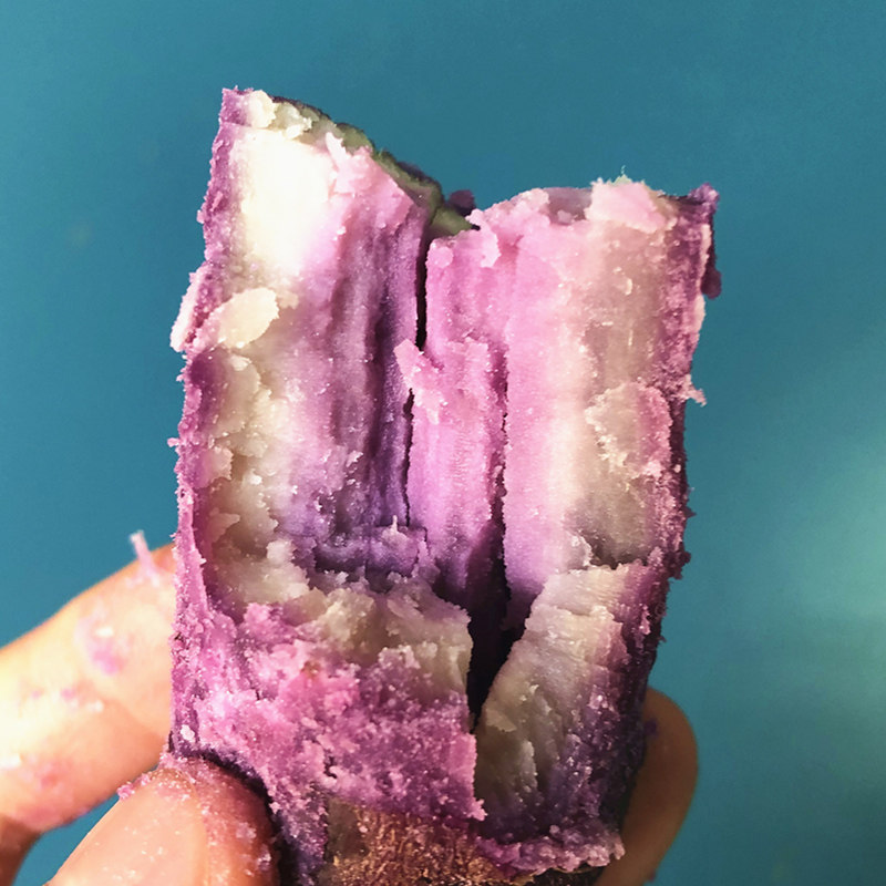 新鲜冰激凌5斤紫心板栗花心薯地瓜 誉丰源番薯