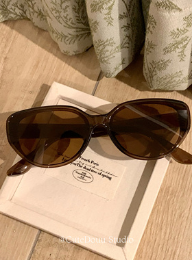 CuteDouu 方圆脸人生墨镜！巨修饰脸型！复古时髦辣妹防晒太阳镜