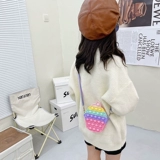 Мультяшная детская сумка, картхолдер для младенца, детский силиконовый кошелек, интеллектуальная игрушка, сумка через плечо