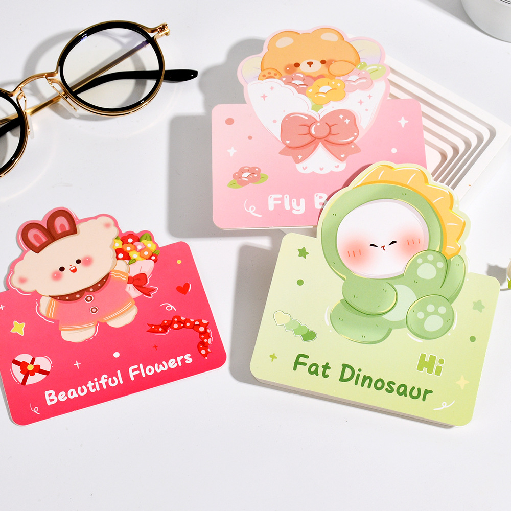 Cute cartoon greeting cards children prefer