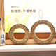 Creative style hand-woven thickened household large pot mat