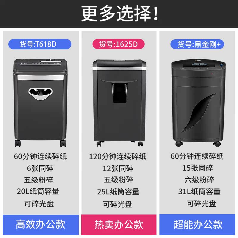 科密碎纸机t618d商用大功率粉碎机 喜鑫办公用品碎纸机