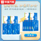 The ten thousand volumes of Chinese formulas are transformed into human form and students’ regular script