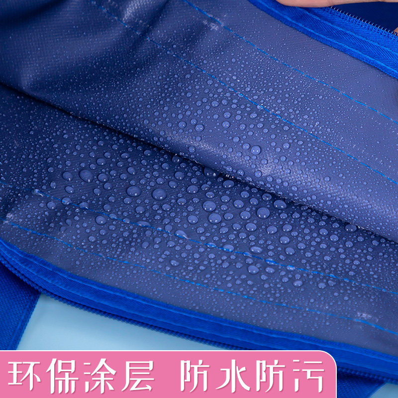 学生手提拎书袋初高中生大容量学习袋课本作业美术补习包帆布防水A4文件袋拉链袋孕妇产检资料收纳袋定制LOGO,淘宝优惠券,粉丝福利购,淘宝优惠卷