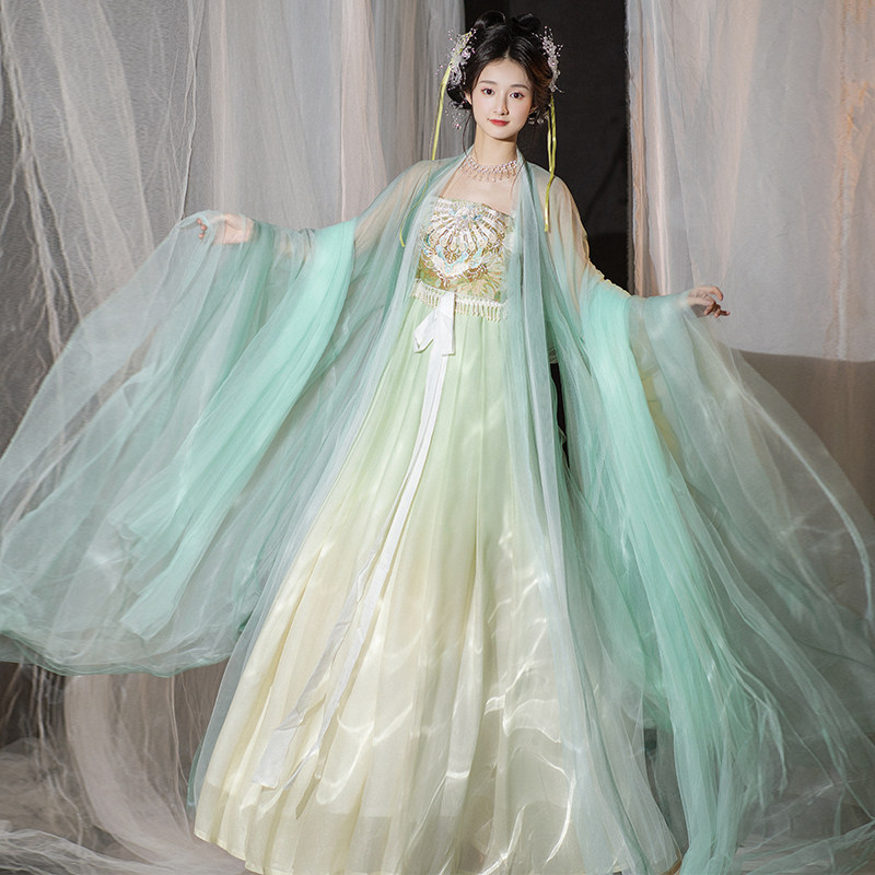 卫跃三月里正品原创成人裙古风诃子 卫跃服饰民族服装/舞台装