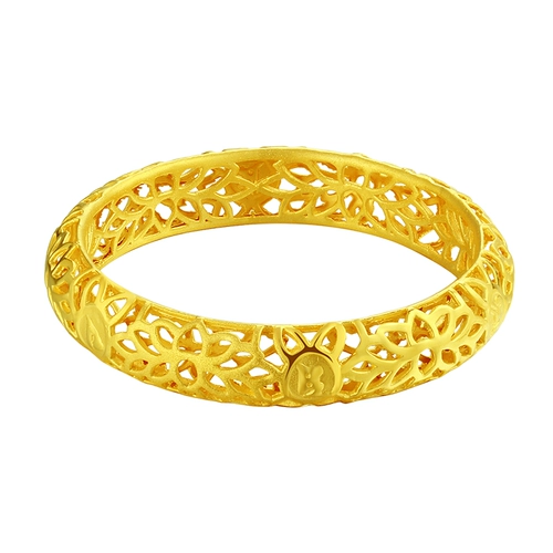 Золотой золотой браслет подходит для мужчин и женщин, 3D