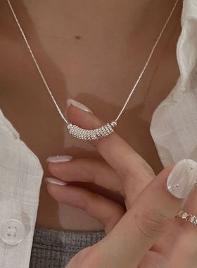 纯银项链S925小众设计感