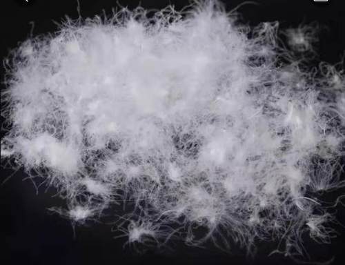 散装精洗无菌90白鸭绒羽绒服羽绒被原料填充(单件50克，可多拍) - 图3
