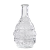 Творческая простота стеклянная ваза ретро гидравлические зеленые цветы сушеные цветы и цветы, цветы и цветы, ins indpool гостиная украшения