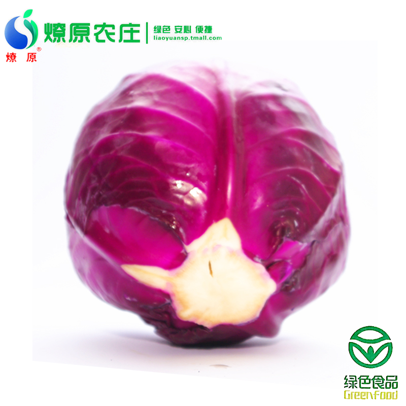 燎原紫甘蓝绿色新鲜蔬菜沙拉菜椰菜包菜卷心菜3斤包邮-图3