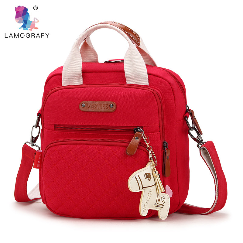 2019新款小号斜挎多功能双肩妈咪包 拉木各菲母婴妈咪包/袋