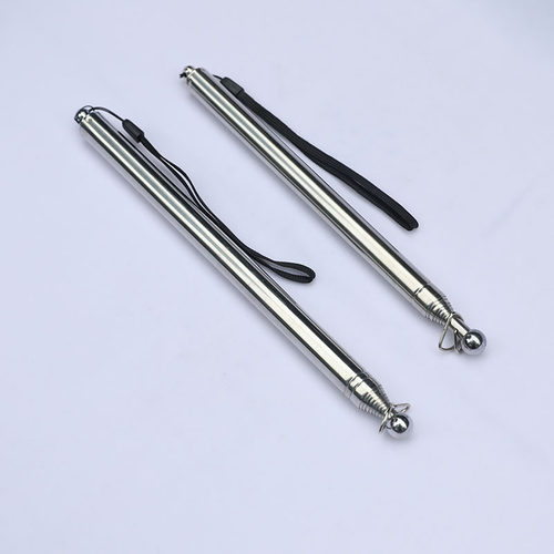 东柏加粗短款1.2米1.6米可伸缩旗杆 2米不锈钢旗杆 导游旗杆 教学教鞭 教棍儿童安全教鞭 带团旗杆 老师教学 - 图1