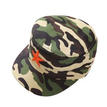 (single beat not contact customer service) Students military training camouflared hat belt